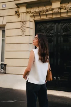 DÉBARDEUR CARMEN BLANC