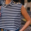 DÉBARDEUR CARMEN MARINE
