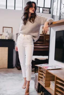 DENIM MAËL BLANC