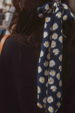 FOULARD MARGUERITE BLEU