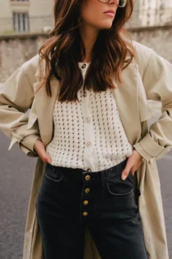 GILET ALLAN CREME