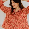 GILET FONDA CAMAÏEU ROUGE