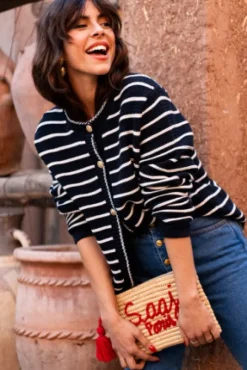 GILET GLORIA MARINIÈRE MARINE