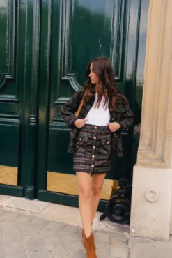 JUPE BRITANY TARTAN