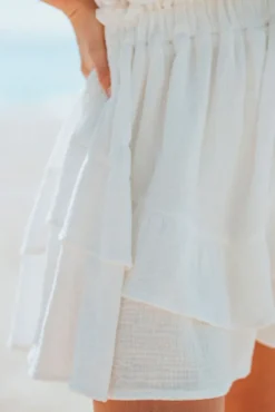 JUPE CHLÉA BLANC COTON