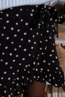 JUPE CORALIE DOTY NOIR