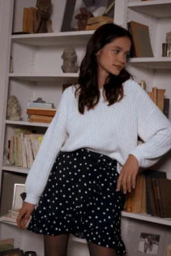 JUPE CORALIE DOTY NOIR