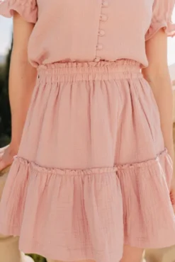 JUPE EDMA BLUSH COTON