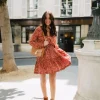 JUPE EDMA LIBERTY MANDARINE