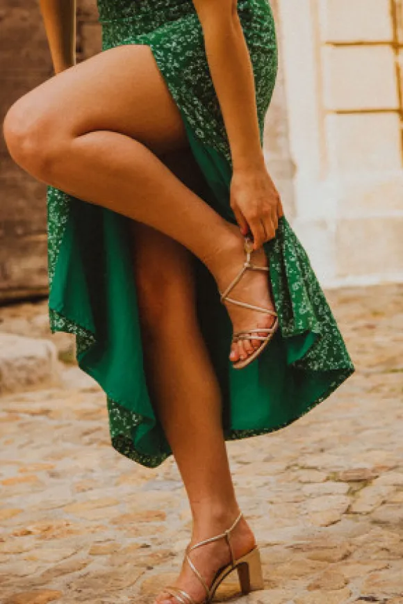 JUPE GIUSEPPA KUAZA VERT