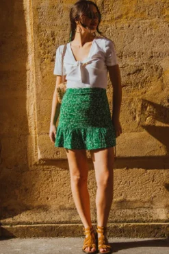 JUPE JUSTINE KUAZA VERT