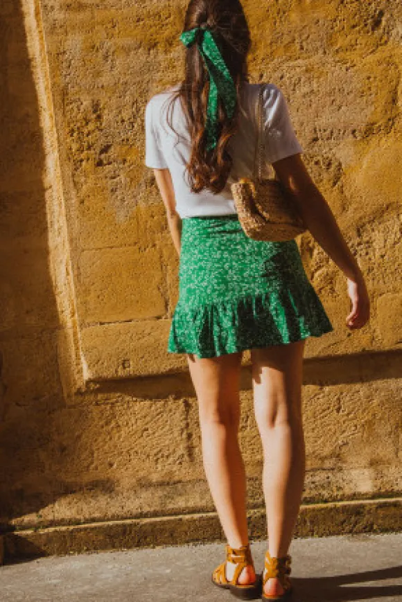 JUPE JUSTINE KUAZA VERT
