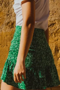 JUPE JUSTINE KUAZA VERT