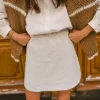 JUPE ÉLÉNA RAYURES JEAN
