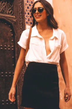 JUPE LYDIA NOIR