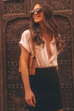 JUPE LYDIA NOIR