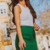 JUPE LYDIA VERT