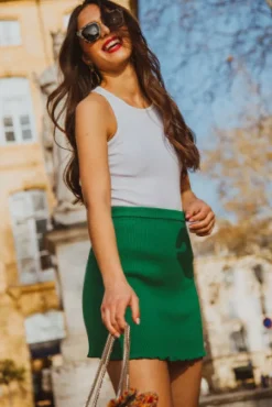 JUPE LYDIA VERT