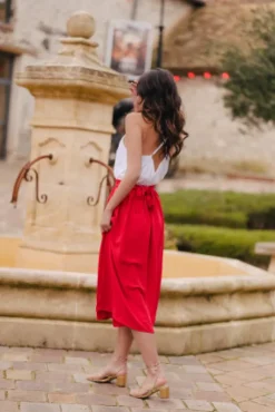 JUPE PHOEBE ROUGE