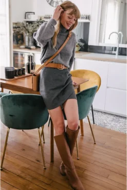 JUPE POLLY GRIS