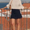 JUPE SHORT ALBERTINA MARINE