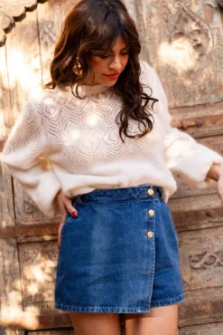 JUPE SHORT JARISSA STONE
