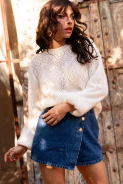 JUPE SHORT JARISSA STONE