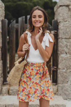 JUPE YSEULT FLEUR D ÉTÉ