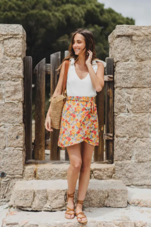 JUPE YSEULT FLEUR D ÉTÉ