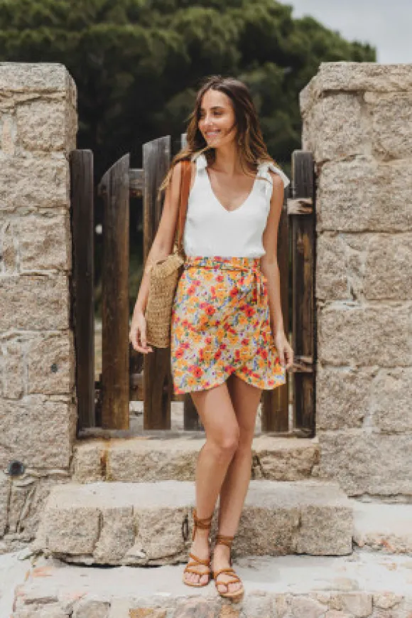 JUPE YSEULT FLEUR D ÉTÉ