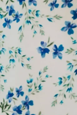 JUPE YSEULT PORCELAINE BLEU