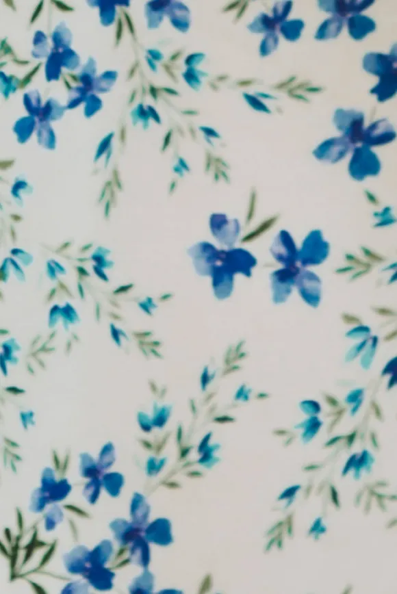 JUPE YSEULT PORCELAINE BLEU