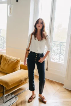 MAILLE SACHA  POPON BLANC