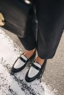 MOCASSINS AMBER BICOLORE