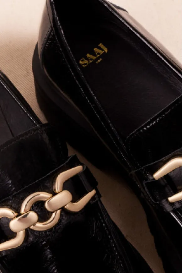 MOCASSINS CONNOR VERNIS NOIR