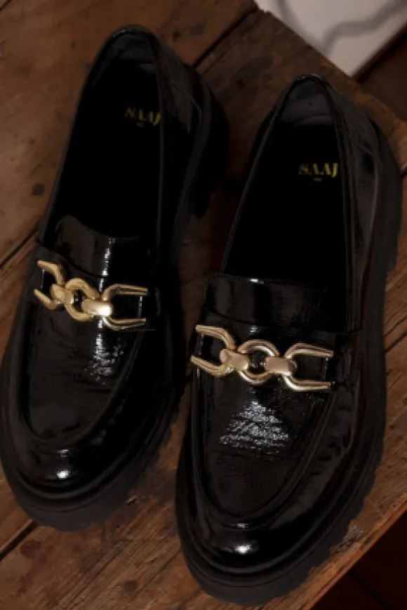 MOCASSINS CONNOR VERNIS NOIR