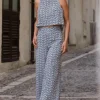 PANTALON COLE VICHY BRODÉ