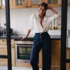 PANTALON TIAGO GABARDINE MARINE