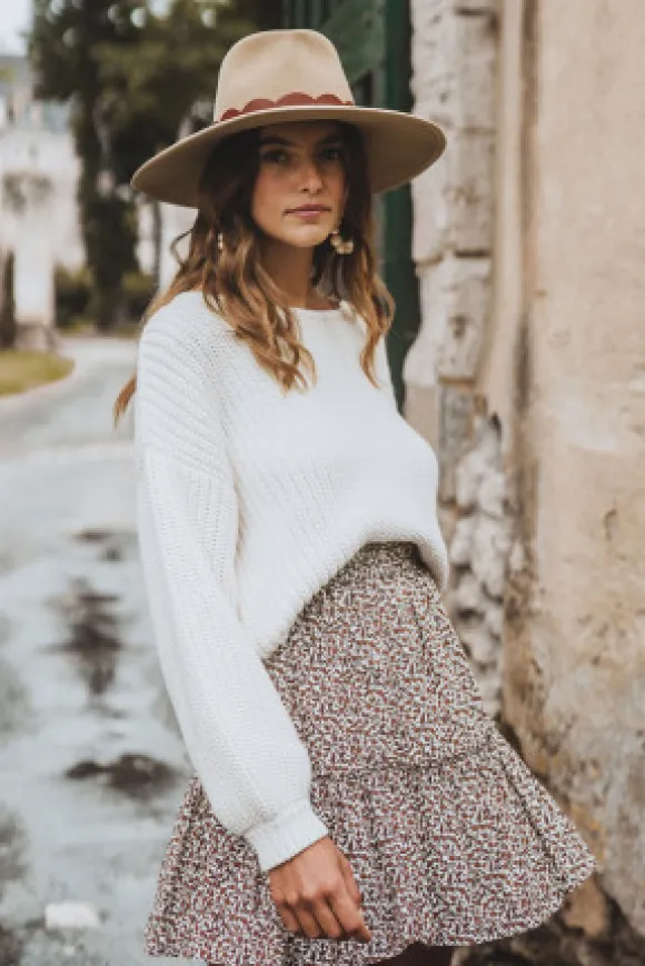 PULL CISTE ÉCRU
