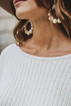 PULL CISTE ÉCRU