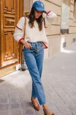 PULL NYLIA BLANC