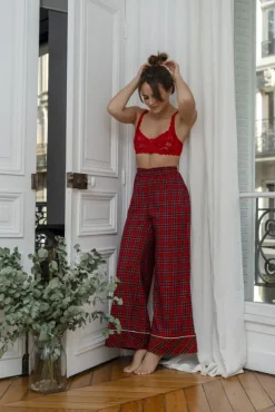 PYJAMA MIRANDA TARTAN ROUGE