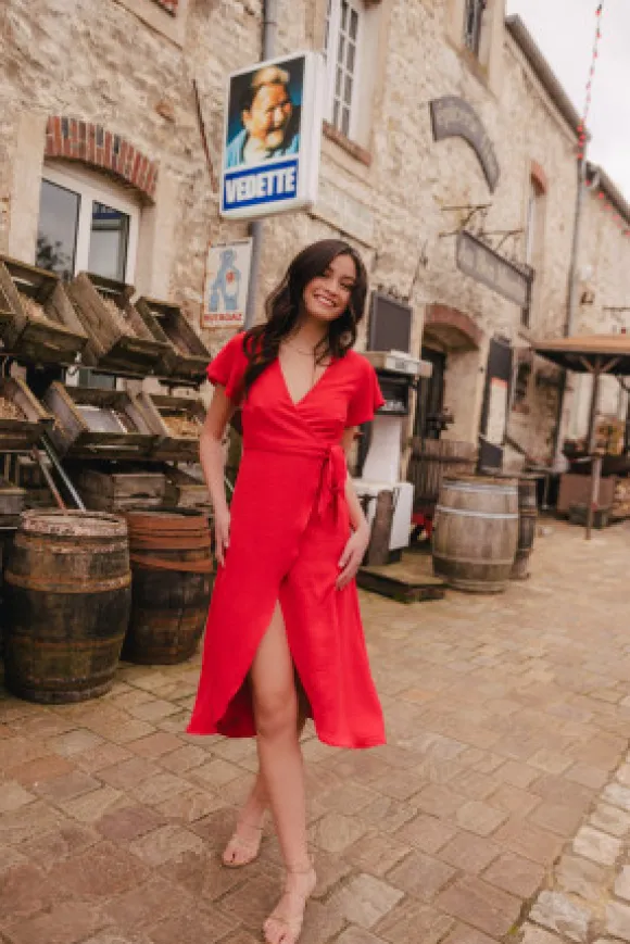 ROBE AMALIA ROUGE