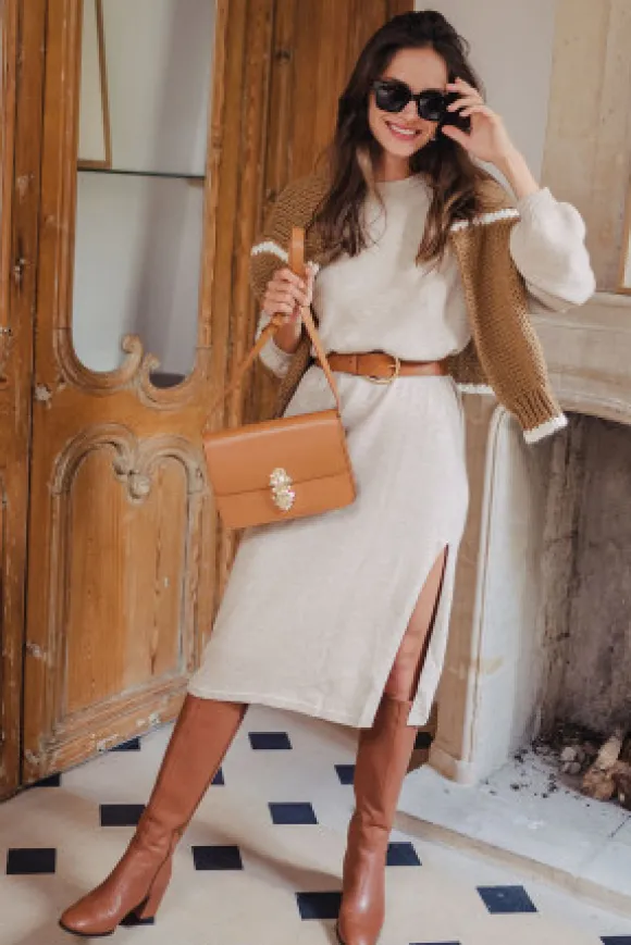 ROBE AMÉLIE BEIGE