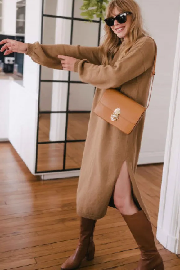 ROBE AMÉLIE CAMEL