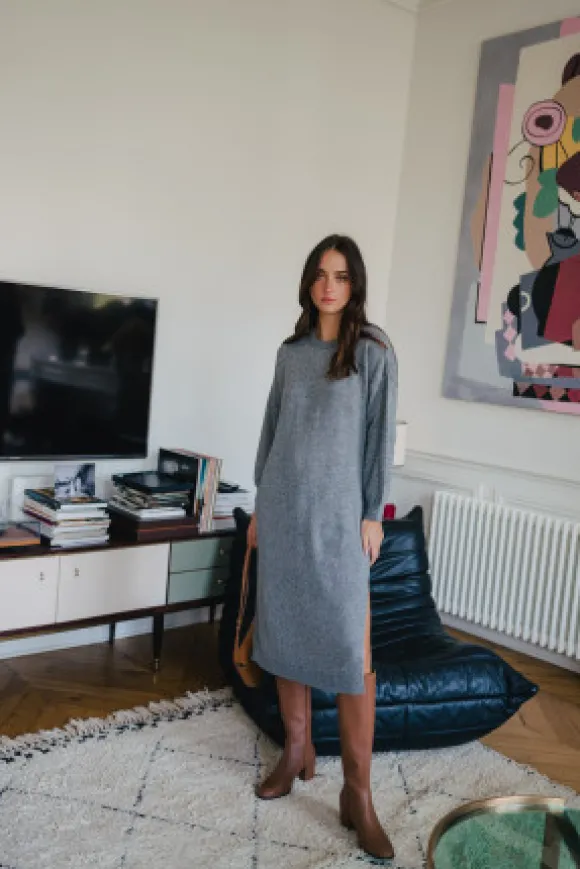 ROBE AMÉLIE GRIS