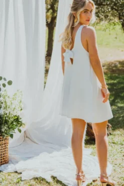 ROBE ATHÉNAIS BLANC