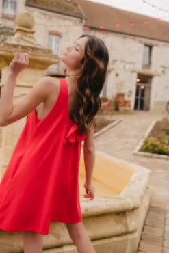 ROBE ATHÉNAÏS CORAIL