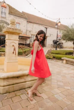 ROBE ATHÉNAÏS CORAIL