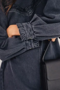 ROBE CANDICE DENIM NOIR